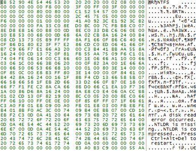 Восстановление данных NTFS